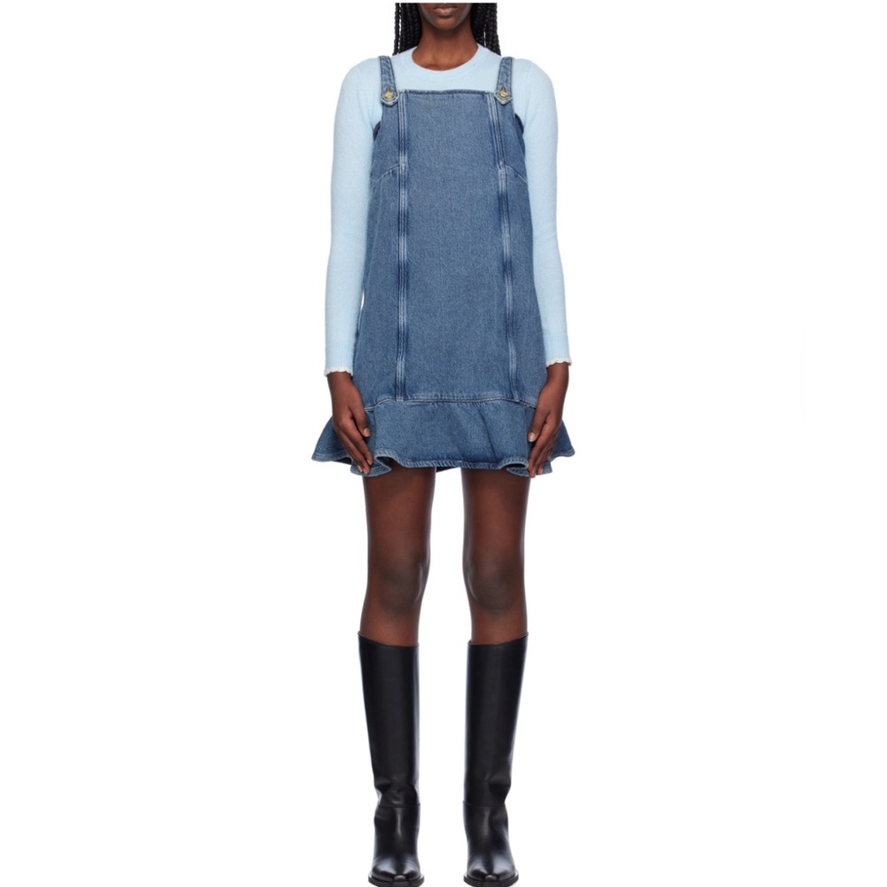 Ganni Heavy Denim Mini Dress